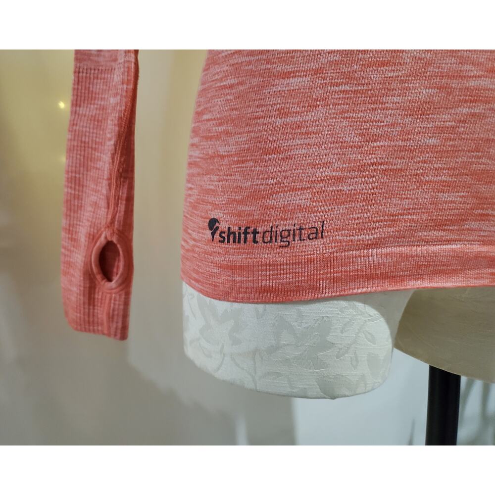 Lululemon Run Swiftly Tech Long Sleeve Crew Top Womens 6 Space Dye Atomic Red - Picture 7 of 10